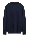 Polo Ralph Lauren Polo Pony Crew-neck Sweatshirt In Navy Blue