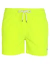 Polo Ralph Lauren Man Swim Trunks Yellow Size L Recycled Polyester, Elastane