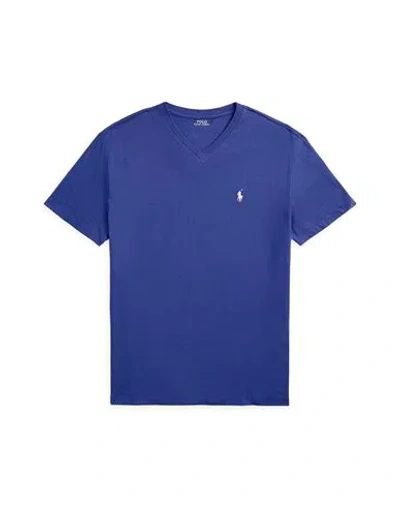 Polo Ralph Lauren Man T-shirt Blue Size L Cotton