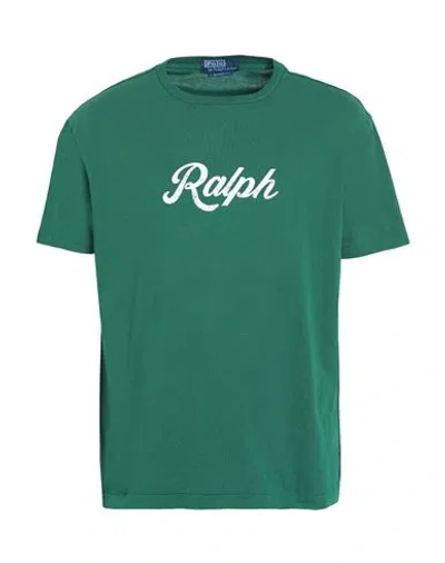 Polo Ralph Lauren Man T-shirt Dark Green Size L Cotton