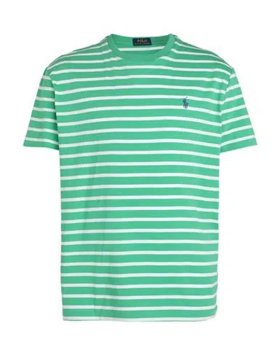 Polo Ralph Lauren Man T-shirt Green Size L Cotton