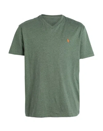 Polo Ralph Lauren Man T-shirt Military Green Size L Cotton