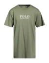 Polo Ralph Lauren Man T-shirt Military Green Size Xxl Cotton