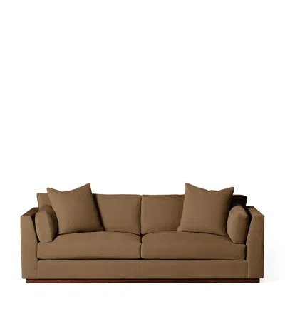 Polo Ralph Lauren Maple And Velvet Desert 2-seater Sofa In Green