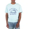 Polo Ralph Lauren Island Acqua Short Sleeve Sweatshirt In Blue