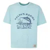 Polo Ralph Lauren Island Acqua Short Sleeve Sweatshirt In Blue