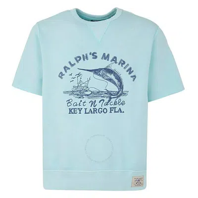 POLO RALPH LAUREN POLO RALPH LAUREN MARINA SHORT-SLEEVE GRAPHIC SWEATSHIRT