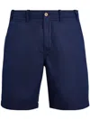 Polo Ralph Lauren Maritimes Cotton-linen Shorts In Blue