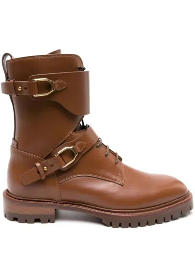 Polo Ralph Lauren Marlie Bootie In Brown