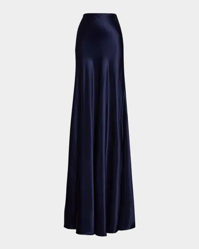 POLO RALPH LAUREN MASINA LONG CHARMEUSE SKIRT