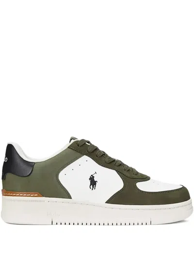 Polo Ralph Lauren Sneakers Mit Kontrasteinsatz In Grün