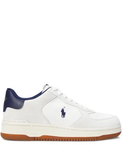 Polo Ralph Lauren Master Court Sneakers In White