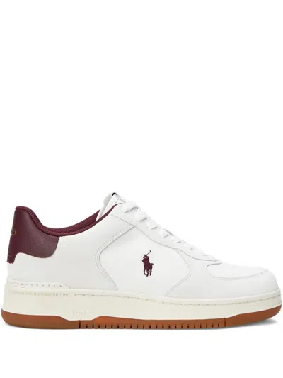 Polo Ralph Lauren Master Court Sneakers In White
