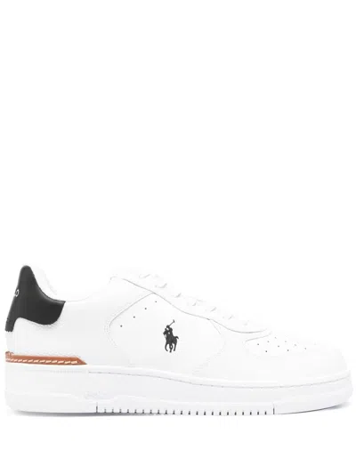 Polo Ralph Lauren Men's Masters Court Low-top Sneakers In White