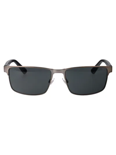 Polo Ralph Lauren Matte Gunmetal Metal Sunglasses