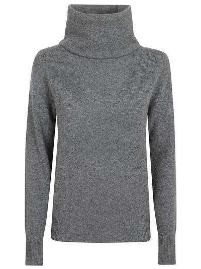POLO RALPH LAUREN POLO RALPH LAUREN MEDIUM GRAY CASHMERE SWEATER