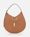 Polo Ralph Lauren Medium Hobo Shoulder Bag In Brown