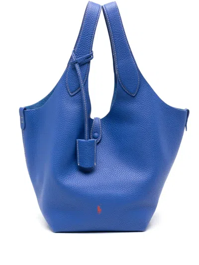 Polo Ralph Lauren Medium Polo Play Tote Bag In Blue