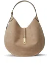 Polo Ralph Lauren Medium Strap-fastening Tote Bag In Neutrals