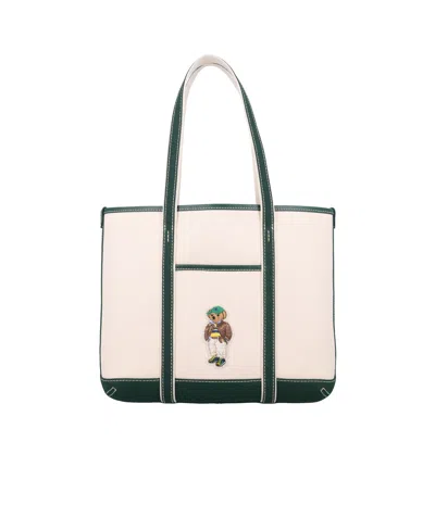 Polo Ralph Lauren Medium Shopping Bear In White