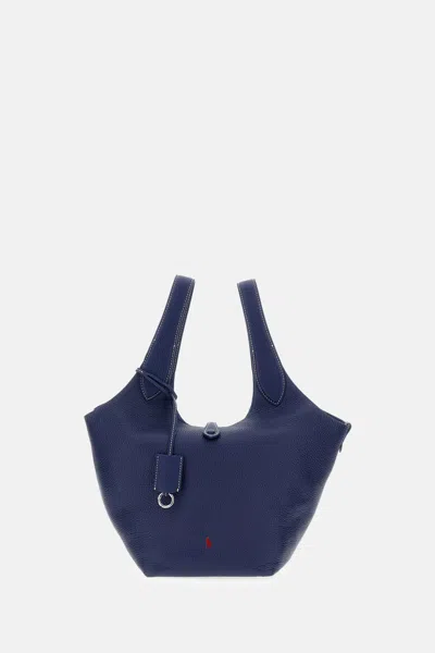 Polo Ralph Lauren Medium Tote In Blue