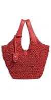 Polo Ralph Lauren Medium Tote Ruby In Ruby