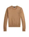 Polo Ralph Lauren Medium-weight Italian Wool Crewneck Sweatshirt In Multi