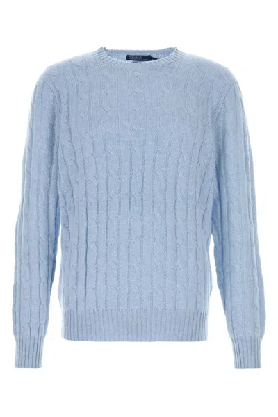 Polo Ralph Lauren Ls Cable Cn-long Sleeve-pullover In Blue