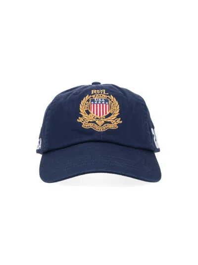 Polo Ralph Lauren Men's 100% Cotton Baseball Cap In Blue