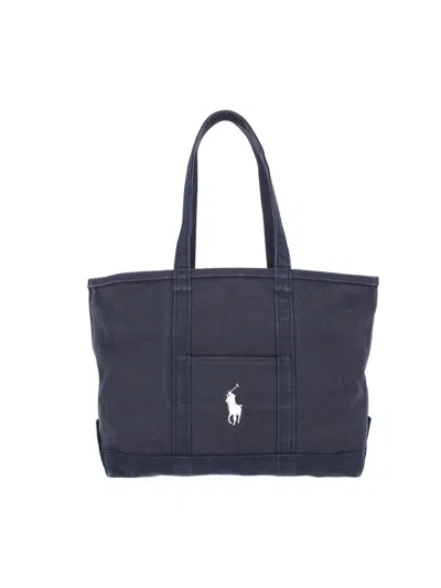Polo Ralph Lauren Men's 100% Cotton Mini Bag In Blue