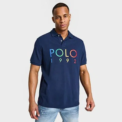 Polo Ralph Lauren Men's 1992 Mesh Polo Shirt In Cruise Navy