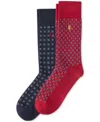 Polo Ralph Lauren Men's 2-pk. Foulard Slack Socks In Multi