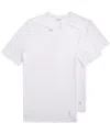 Polo Ralph Lauren Men's 2-pack Perfect Flex V-neck T-shirts In White