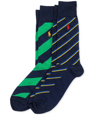 Polo Ralph Lauren Men's 2-pk. Striped Slack Socks In Asst