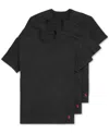 Polo Ralph Lauren Ralph Lauren Classic Wicking V-neck Undershirt 3-pack In Polo Black