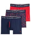 Polo Ralph Lauren Men's 3-pack 4d-flex Cooling Microfiber Boxer Briefs In Multi