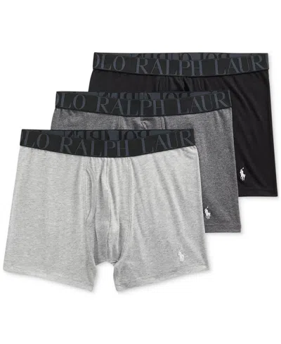 POLO RALPH LAUREN MEN'S 3-PACK CLASSIC STRETCH BOXER BRIEFS