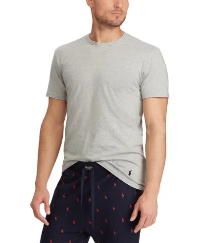 Polo Ralph Lauren Men's 3-pack Slim Fit Crewneck Undershirt In Andover,bali Blue,cruise Navy