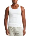 Polo Ralph Lauren 3-pack Classic Tank Undershirts In White Tall