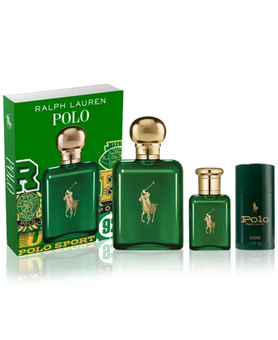 Polo Ralph Lauren Men's 3-pc. Polo Eau De Toilette Gift Set In No Color