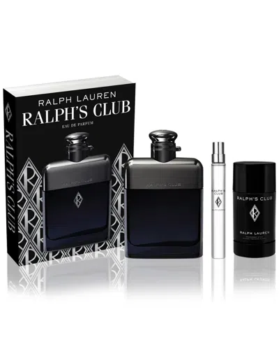 Polo Ralph Lauren Men's 3-pc. Ralph's Club Eau De Parfum Gift Set In No Color