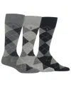 Polo Ralph Lauren Men's 3-pk. Argyle Dress Socks In Gray
