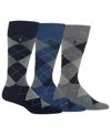 Polo Ralph Lauren 3-pack Argyle Socks In Multi