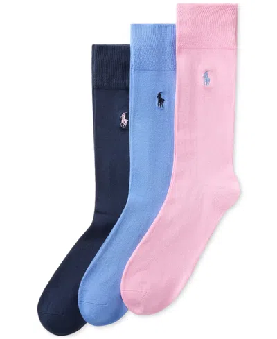 POLO RALPH LAUREN MEN'S 3-PK. SUPERSOFT DRESS SOCKS