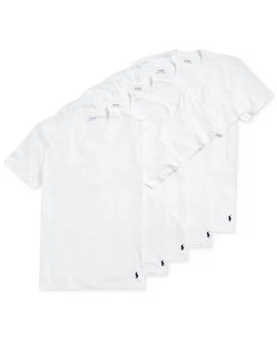 POLO RALPH LAUREN MEN'S 5-PACK CLASSIC-FIT V-NECK UNDERSHIRTS