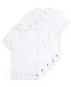 Polo Ralph Lauren Cotton Solid Classic Fit V Neck Undershirts, Pack Of 5 In White Pack