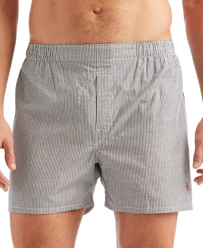 Polo Ralph Lauren Men's 5-pack Woven Boxers In Bengal,stockton,polo Black,jarvis