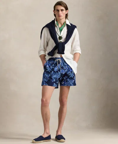 POLO RALPH LAUREN MEN'S 5.75-INCH TRAVELER CLASSIC SWIM TRUNKS