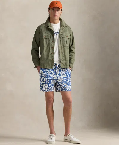 Polo Ralph Lauren Men's 6-inch Polo Prepster Floral Oxford Shorts In Mangrove Floral