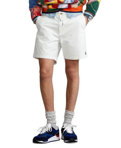 Polo Ralph Lauren Men's 6-inch Polo Prepster Stretch Chino Shorts In Deckwash White